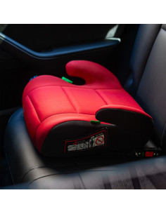 JU1200-ECISX-05,Inaltator auto Juju Jazzy Booster i-Size ISOFIX, Negru-Rosu 2
