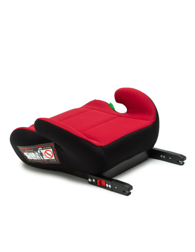 JU1200-ECISX-05,Inaltator auto Juju Jazzy Booster i-Size ISOFIX, Negru-Rosu