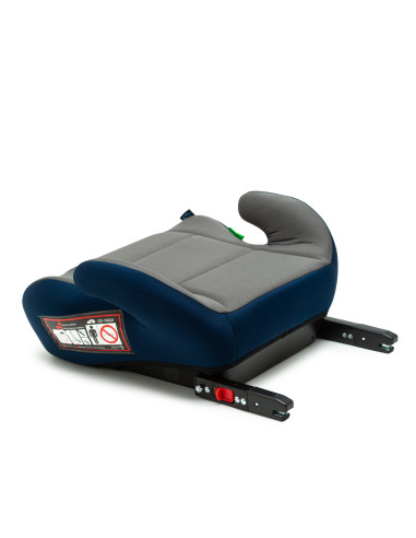 JU1200-ECISX-03,Inaltator auto Juju Jazzy Booster i-Size ISOFIX, Gri-Bleumarin
