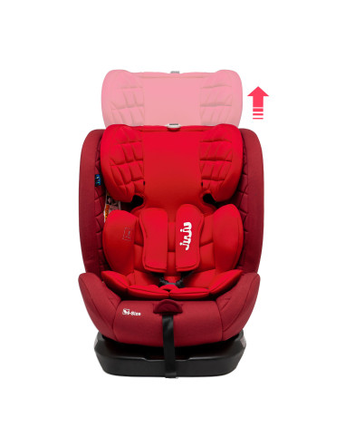 JU1200-TTIS-01,Scaun Auto Juju Total 360 i-Size, Rosu