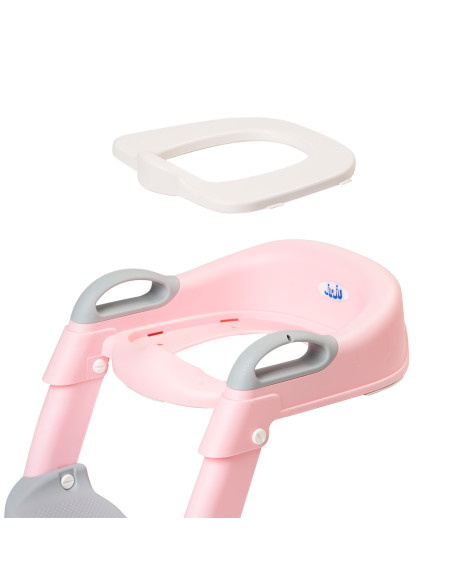 JU8311-Pink,Reductor toaleta copii Juju SoloSteps, Roz