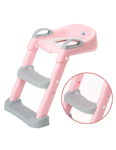 JU8311-Pink,Reductor toaleta copii Juju SoloSteps, Roz