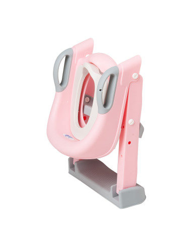 JU8311-Pink,Reductor toaleta copii Juju SoloSteps, Roz