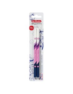 Carioca corectoare Herlitz My.Pen 1 mm, set 2, Mov