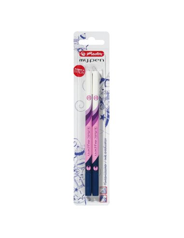 Carioca corectoare Herlitz My.Pen 1 mm, set 2, Mov