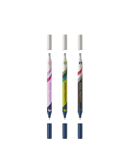 Carioca corectoare Herlitz My.Pen 1 mm, set 2, Bleumarin