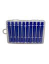 Set stilouri cu cerneala termosensibila + Rezerve, Fox, Portocaliu/Albastru