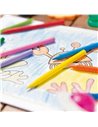 Pachet Color BIC Kids - Creioane colorate, carioci, creioane cerate, 36 bucati