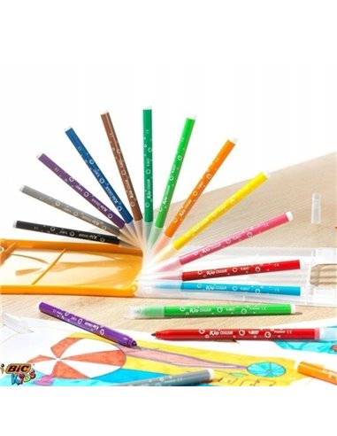 Pachet Color BIC Kids - Creioane colorate, carioci, creioane cerate, 36 bucati Pachet Color BIC Kids - Creioane colorate, carioci, creioane cerate, 36 bucati