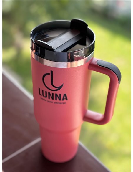 Termos Lunna cu pai, 1L, Desert coral