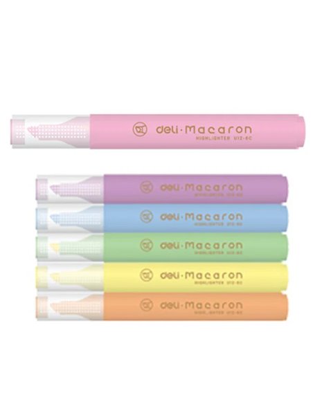 Textmarkere Slim MIYOU Macarons Deli, 6 culori Textmarkere Slim MIYOU Macarons Deli, 6 culori