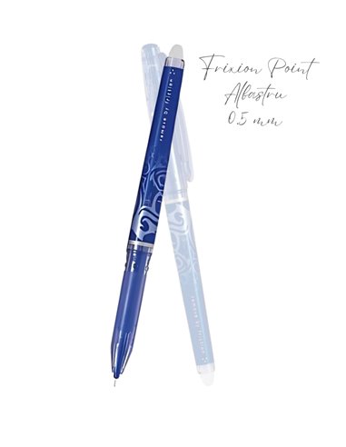 Roller Pilot Frixion Point, 0.5 mm, albastru