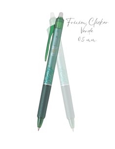 Roller Pilot Frixion Clicker, 0.5 mm, verde