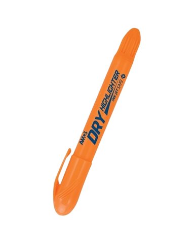 Textmarker Amor Dry, varf rotund uscat, Portocaliu fluorescent