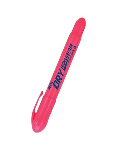 Textmarker Amor Dry T776, varf rotund uscat, Galben fluorescent