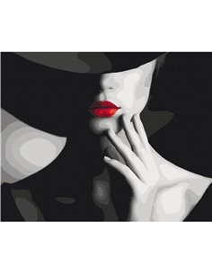 Pictura pe numere Brushme P4180, 40x50cm, Portret ispita 2