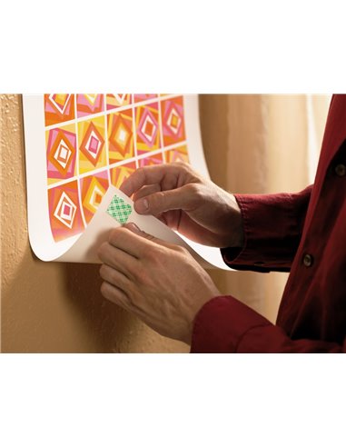 Benzi dublu adezive pretaiate montare interior Scotch-Fix, 16 bucati