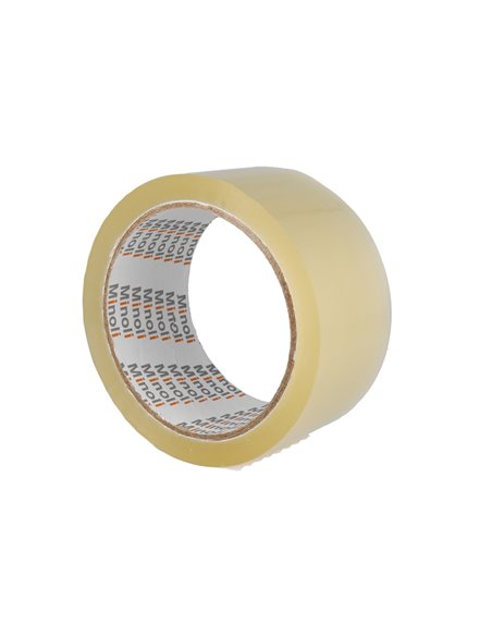 Banda adeziva MINOLI  solvent 48 mm x 66 Y, Transparenta