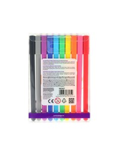 Pix cu gel Strigo classic, 0.8 mm, 10 culori/set 2