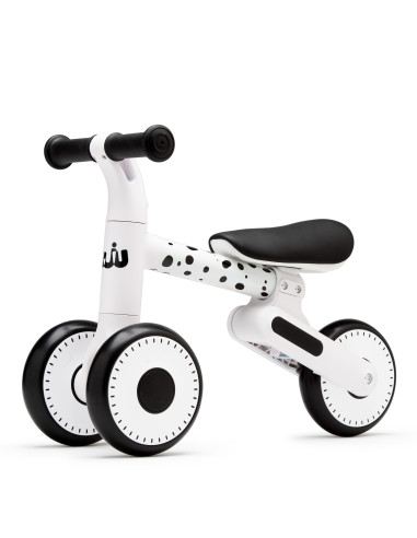 JU3427-White,Bicicleta fara pedale Juju Dody, Alba