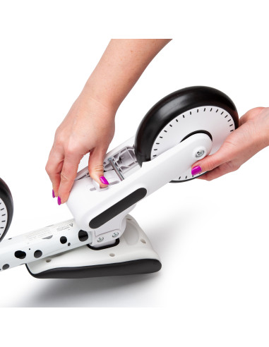 JU3427-White,Bicicleta fara pedale Juju Dody, Alba