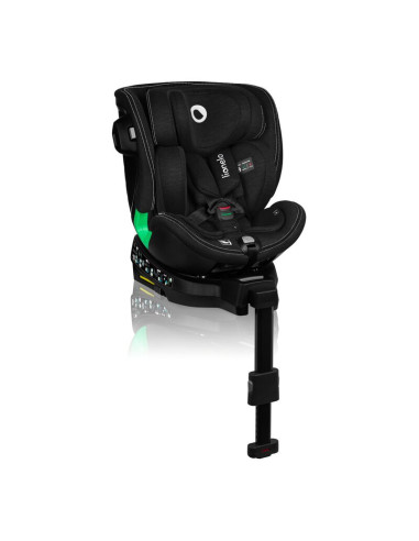 BN-LO-HARMONY_I-SIZE_BLACK_CARBON_BAMBOO,Scaun auto, Lionelo, Harmony i-Size, Rotire 360 grade, Protectie laterala, Cu spatar re