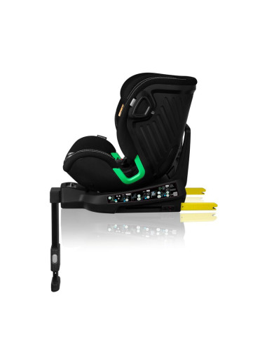 BN-LO-HARMONY_I-SIZE_BLACK_CARBON_BAMBOO,Scaun auto, Lionelo, Harmony i-Size, Rotire 360 grade, Protectie laterala, Cu spatar re