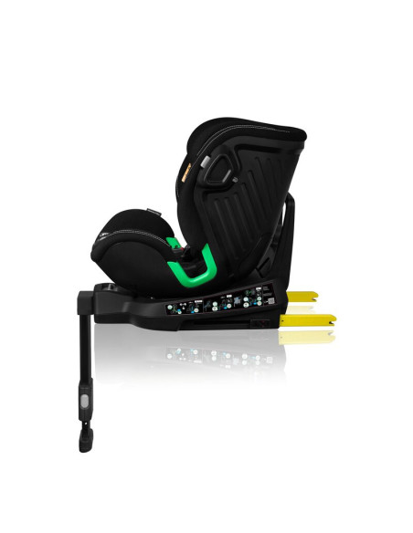 BN-LO-HARMONY_I-SIZE_BLACK_CARBON_BAMBOO,Scaun auto, Lionelo, Harmony i-Size, Rotire 360 grade, Protectie laterala, Cu spatar re