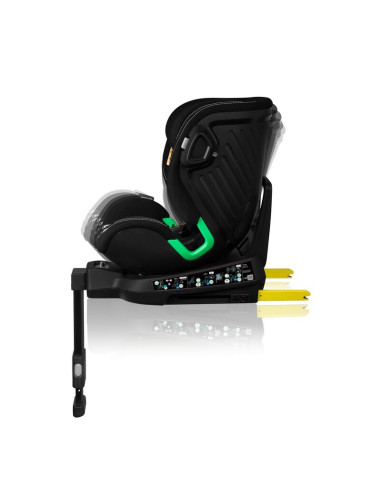 BN-LO-HARMONY_I-SIZE_BLACK_CARBON_BAMBOO,Scaun auto, Lionelo, Harmony i-Size, Rotire 360 grade, Protectie laterala, Cu spatar re