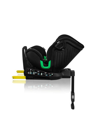 BN-LO-HARMONY_I-SIZE_BLACK_CARBON_BAMBOO,Scaun auto, Lionelo, Harmony i-Size, Rotire 360 grade, Protectie laterala, Cu spatar re