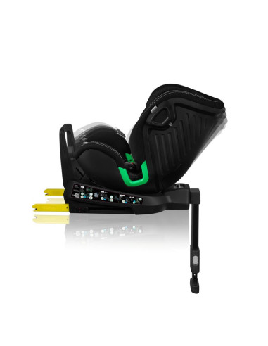 BN-LO-HARMONY_I-SIZE_BLACK_CARBON_BAMBOO,Scaun auto, Lionelo, Harmony i-Size, Rotire 360 grade, Protectie laterala, Cu spatar re