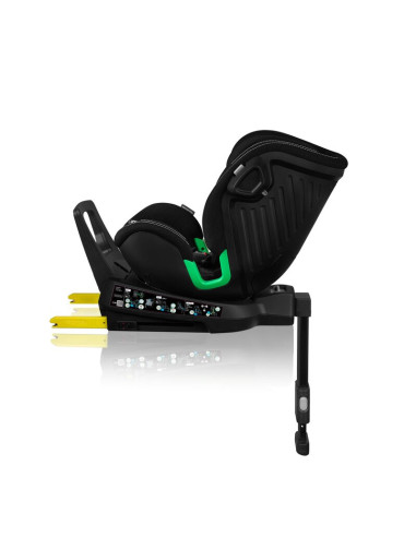 BN-LO-HARMONY_I-SIZE_BLACK_CARBON_BAMBOO,Scaun auto, Lionelo, Harmony i-Size, Rotire 360 grade, Protectie laterala, Cu spatar re