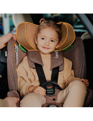 BN-LO-HARMONY_I-SIZE_BLACK_CARBON_BAMBOO,Scaun auto, Lionelo, Harmony i-Size, Rotire 360 grade, Protectie laterala, Cu spatar re