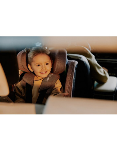 BN-LO-HARMONY_I-SIZE_BLACK_CARBON_BAMBOO,Scaun auto, Lionelo, Harmony i-Size, Rotire 360 grade, Protectie laterala, Cu spatar re