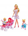 Papusa Simba Steffi Love 29 cm Baby World in rochie cu
