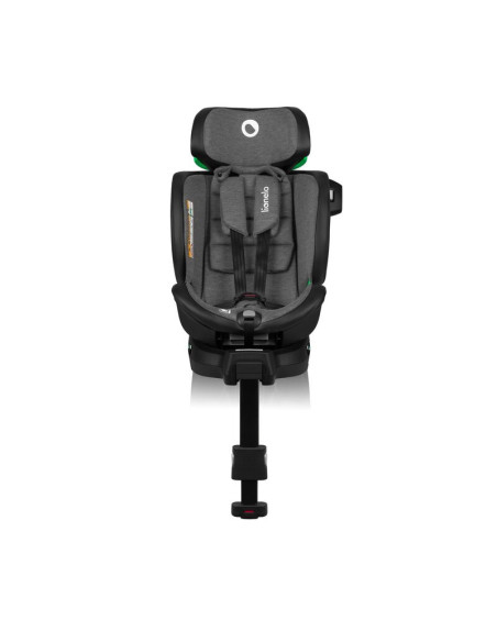 BN-LO-HARMONY_I-SIZE_GREY_GRAPHITE_LEATHER,Scaun auto, Lionelo, Harmony i-Size, Rotire 360 grade, Protectie laterala, Cu spatar 