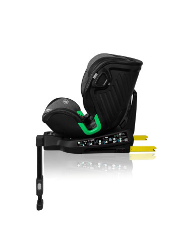 BN-LO-HARMONY_I-SIZE_GREY_GRAPHITE_LEATHER,Scaun auto, Lionelo, Harmony i-Size, Rotire 360 grade, Protectie laterala, Cu spatar 