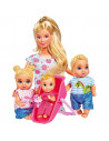 Papusa Simba Steffi Love 29 cm Baby World in rochie cu