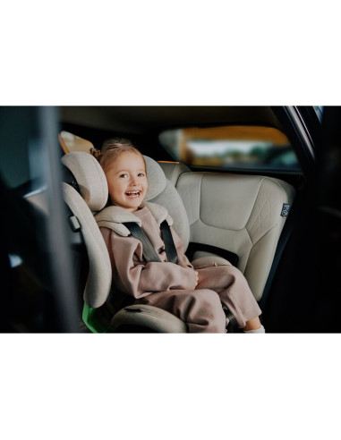 BN-LO-HARMONY_I-SIZE_GREY_GRAPHITE_LEATHER,Scaun auto, Lionelo, Harmony i-Size, Rotire 360 grade, Protectie laterala, Cu spatar 