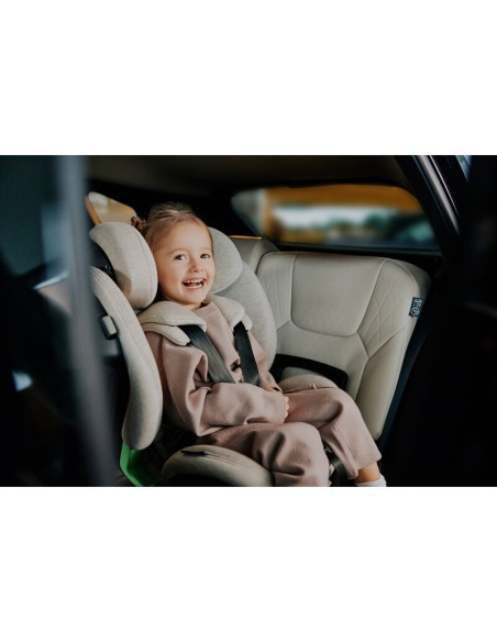 BN-LO-HARMONY_I-SIZE_GREY_GRAPHITE_LEATHER,Scaun auto, Lionelo, Harmony i-Size, Rotire 360 grade, Protectie laterala, Cu spatar 