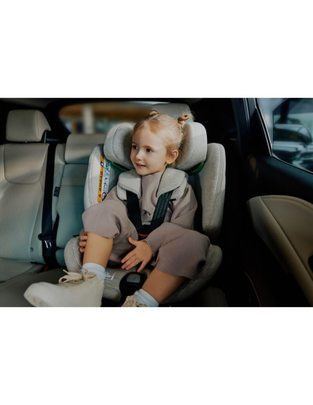 BN-LO-HARMONY_I-SIZE_GREY_GRAPHITE_LEATHER,Scaun auto, Lionelo, Harmony i-Size, Rotire 360 grade, Protectie laterala, Cu spatar 