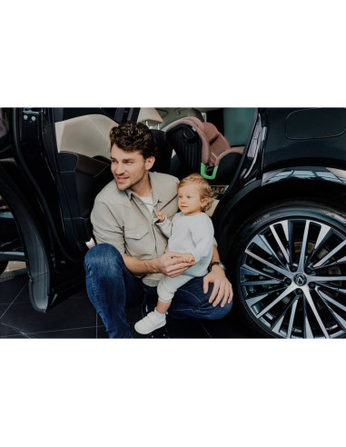 BN-LO-HARMONY_I-SIZE_GREY_GRAPHITE_LEATHER,Scaun auto, Lionelo, Harmony i-Size, Rotire 360 grade, Protectie laterala, Cu spatar 