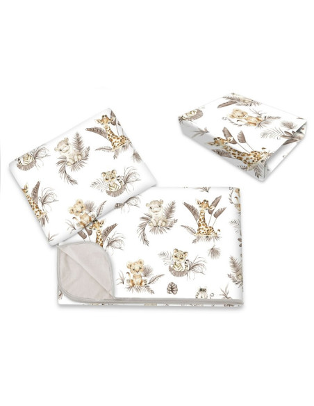 BN-6426972025799,Lenjerie patut cu 3 piese, MimiNu, Cu cearceaf 120x60 cm, Din bumbac certificat Oeko Tex Standard 100, Cu patur BN-6426972025799,Lenjerie patut cu 3 piese, MimiNu, Cu cearceaf 120x60 cm, Din bumbac certificat Oeko Tex Standard 100, Cu patur