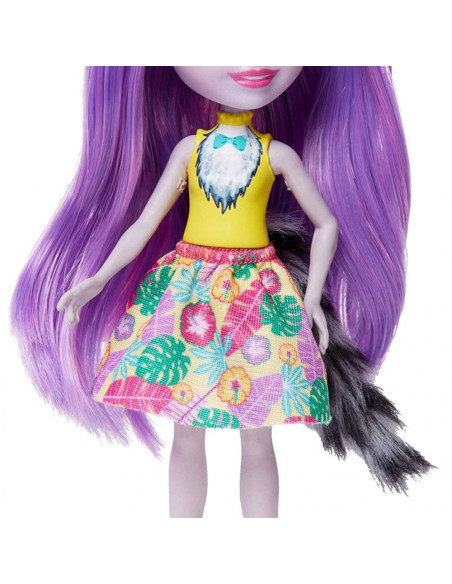 Papusa Enchantimals by Mattel Larisa Lemur cu figurina