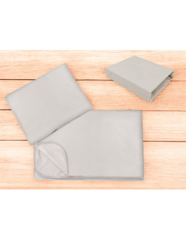 BN-6426972025867,Lenjerie patut cu 3 piese, MimiNu, Cu cearceaf 120x60 cm, Din bumbac certificat Oeko Tex Standard 100, Cu patur