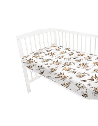 BN-6426972025683,Cearceaf cu elastic, MimiNu, Pentru patut 120X60 cm, Din bumbac certificat Oeko Tex Standard 100, Savanna BN-6426972025683,Cearceaf cu elastic, MimiNu, Pentru patut 120X60 cm, Din bumbac certificat Oeko Tex Standard 100, Savanna
