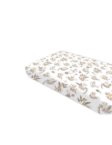 BN-6426972025775,Cearceaf cu elastic, MimiNu, Pentru pat 160X80 cm, Din bumbac certificat Oeko Tex Standard 100, Savanna BN-6426972025775,Cearceaf cu elastic, MimiNu, Pentru pat 160X80 cm, Din bumbac certificat Oeko Tex Standard 100, Savanna