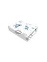 BN-6426972025614,Cearceaf cu elastic, MimiNu, Pentru patut co-sleeper, Luna, Dimensiune 84.5 x 50.5 cm, Din bumbac certificat Oe