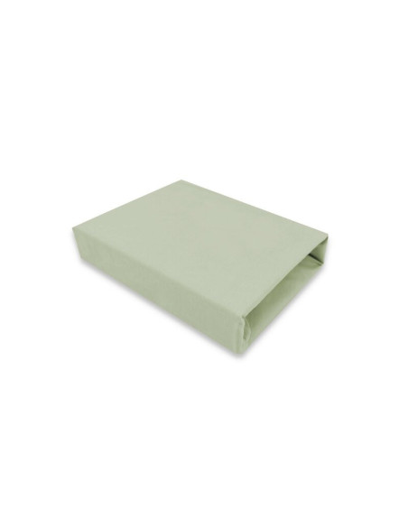 BN-6426972025942,Cearceaf cu elastic, MimiNu, Jerse, Pentru patut 120X60 cm, Material certificat Oeko Tex Standard 100, Olive