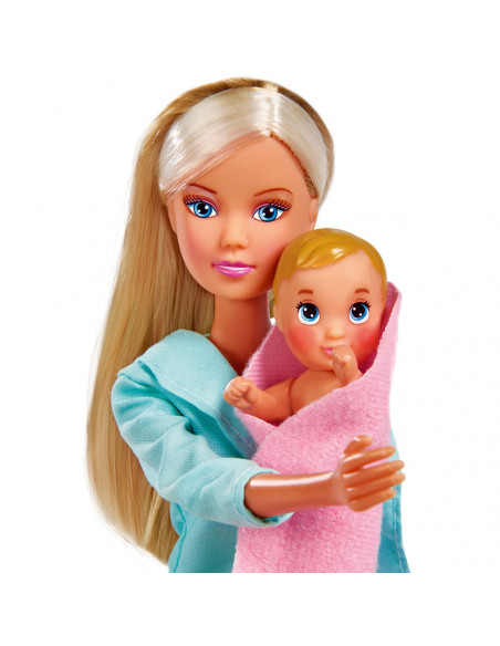 Papusa Simba Steffi Love Baby Doctor 29 cm cu